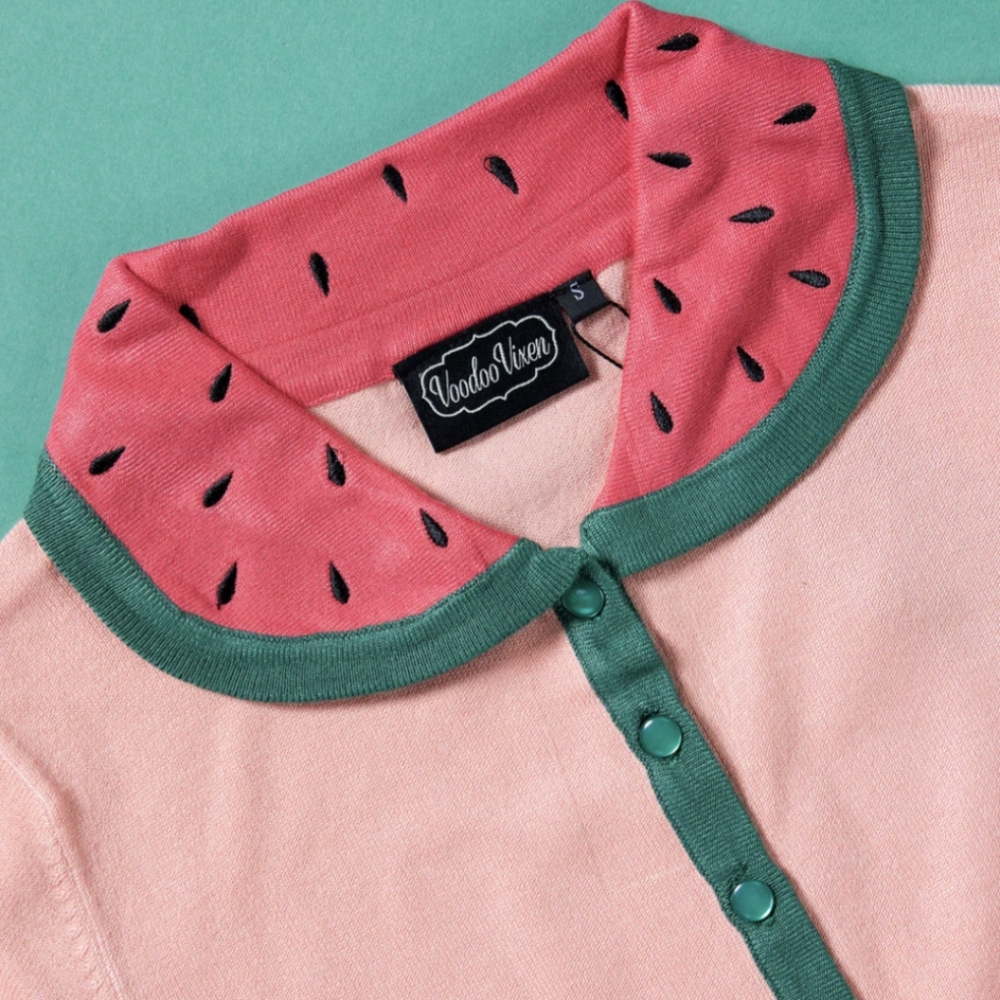 VooDoo Vixen Watermelon Cardigan Pink Size  L